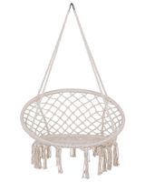 Fauteuil suspendu macramé bohème - État impeccable!