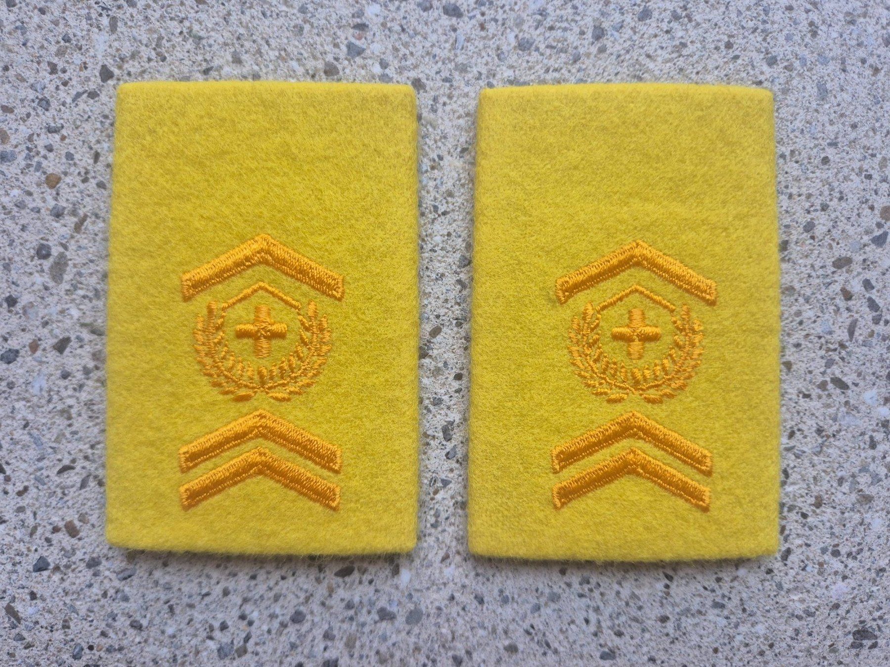Schweizer Armee Placchette & Badge: Gradabzeichen Patten Set Adjutant Panzergrenadier – Nuovo e nell'imballaggio originale da Riedholz venduto da fr_sIruP