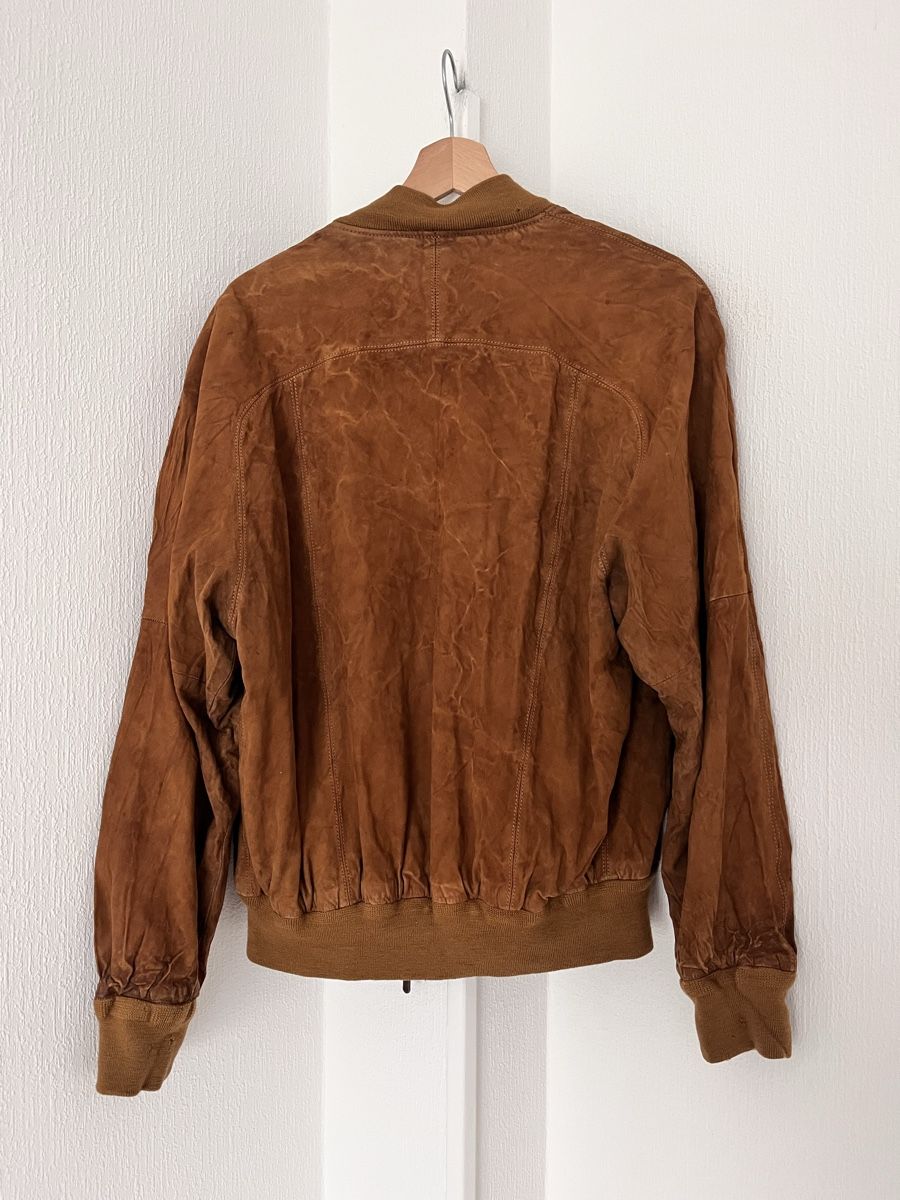 Burberry Giacche: Burberrys Suede Bomber Jacket Brown Used Condition M  – Usato da Lausanne venduto da Danash 4
