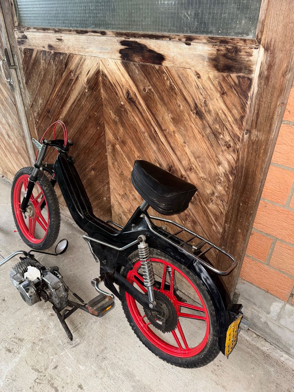 Puch Mofas: Puch Supermaxi Töffli mit E50 – Defekt aus Fahrni b. Thun von Salzberger-FZH 2