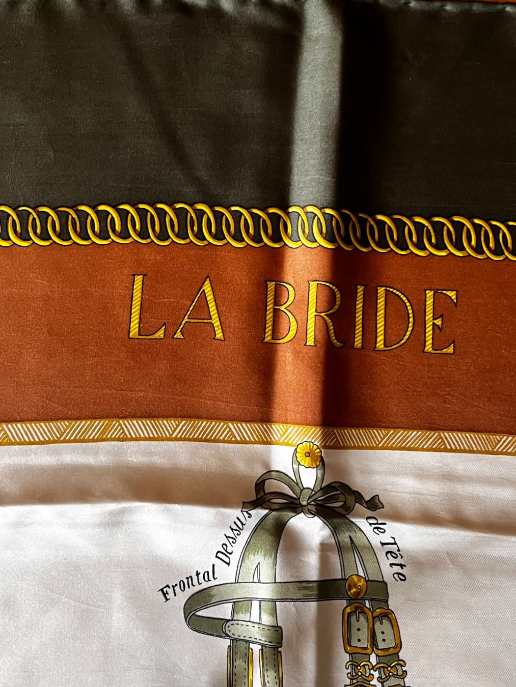 Foulard & Sciarpe: Seidenschal , "La Bride", 84x84cm – Usato da Zürich venduto da livifloli 5