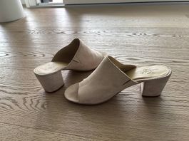 Sommer-Sandalen, rose, Gr. 40, Wildleder