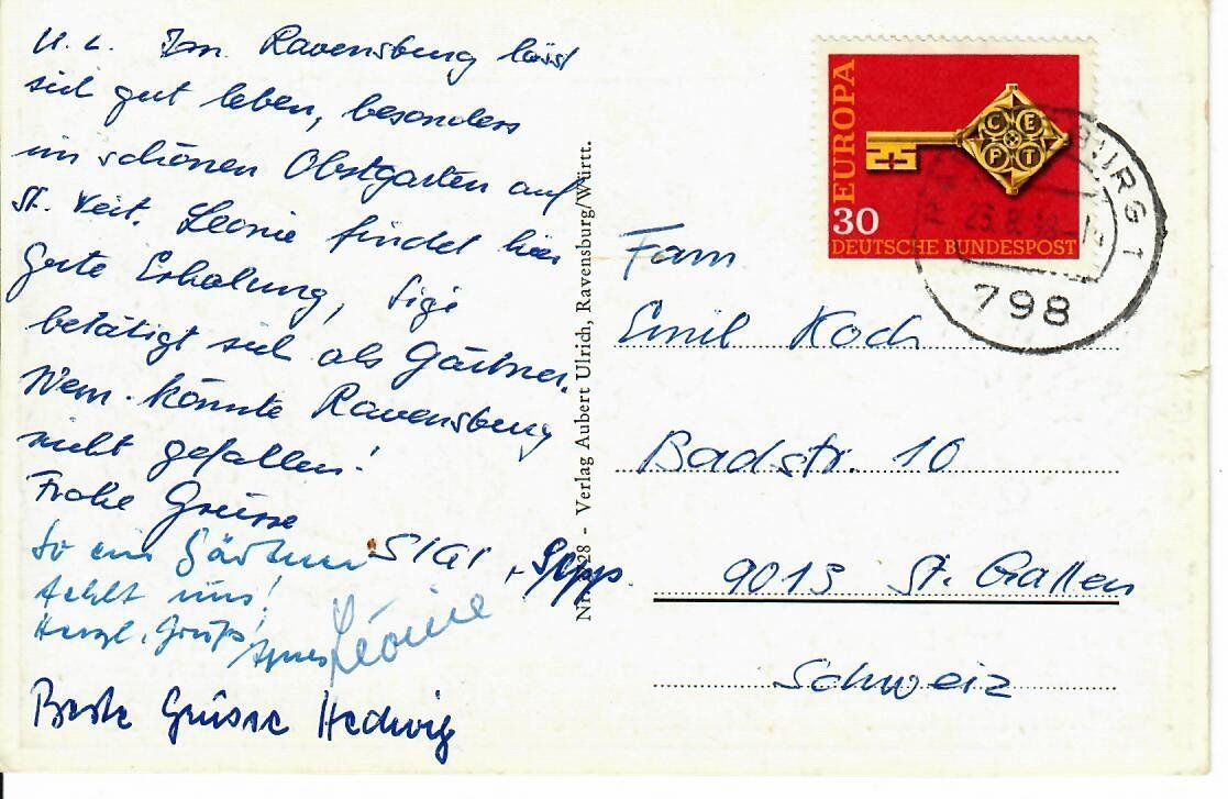Cartoline postali: schwäbsche Eisenbahn – Usato da Hochdorf venduto da Ziegel-16 1