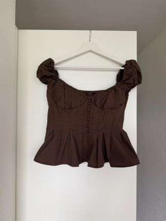 Bluse / Oberteil Marke Bardot in chocolate braun