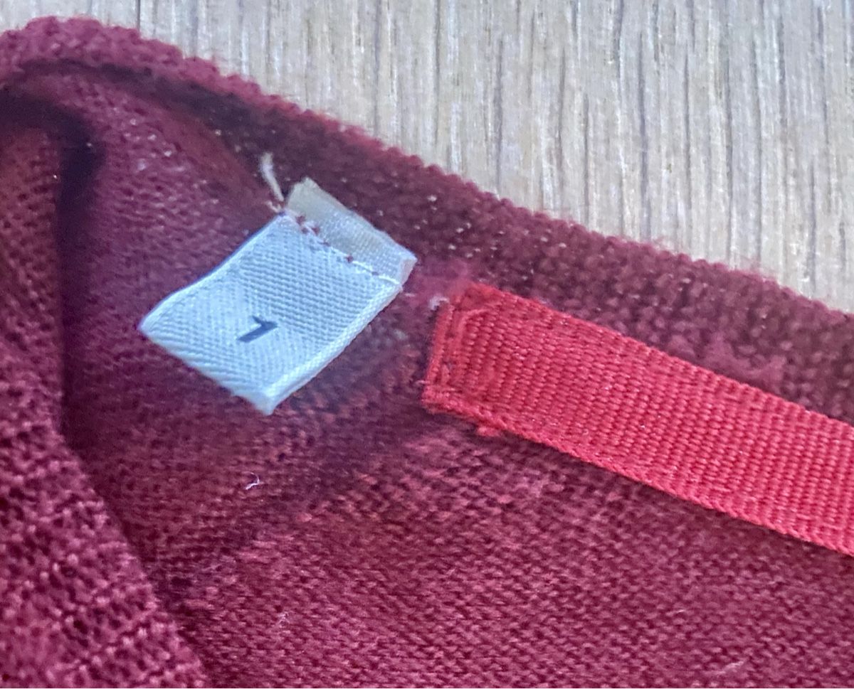 Kookai Maglioni & Felpe: Kookai Damenpullover, weinrot, Gr. 1, V-Ausschnitt – Nuovo (secondo la descrizione) da Winkel venduto da Flyhy2020 3