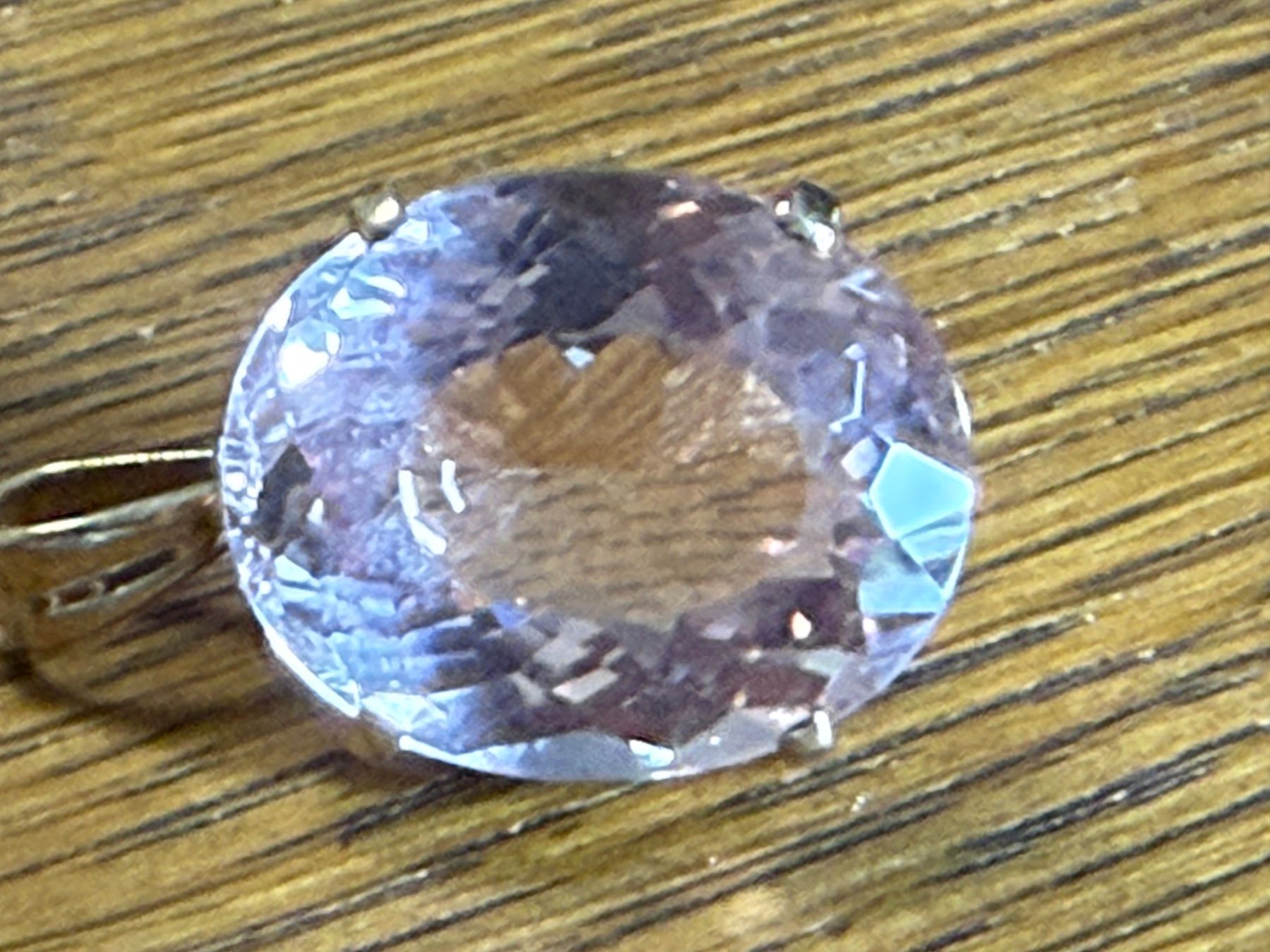 Anhänger: Anhänger Gold 18k mit Morganit – Gebraucht aus Oberhof von RealStone