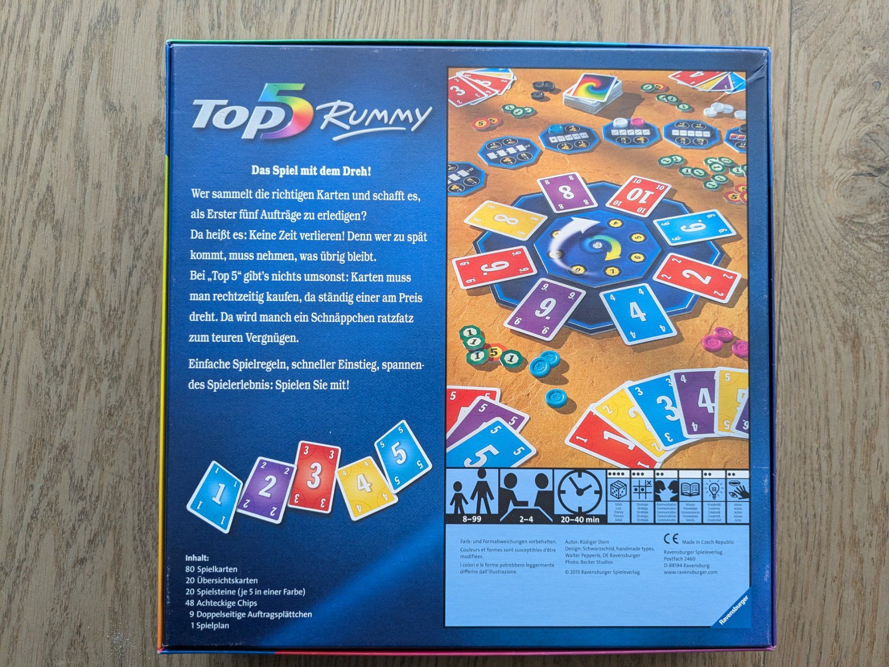 Ravensburger Giochi: Ravensburger - Top 5 Rummy [komplett] – Usato da Port venduto da gecotom 1