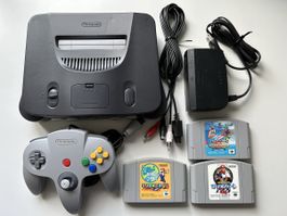 AKTIONSPREIS! Nintendo 64 N64 japanische Konsole mit Spielen