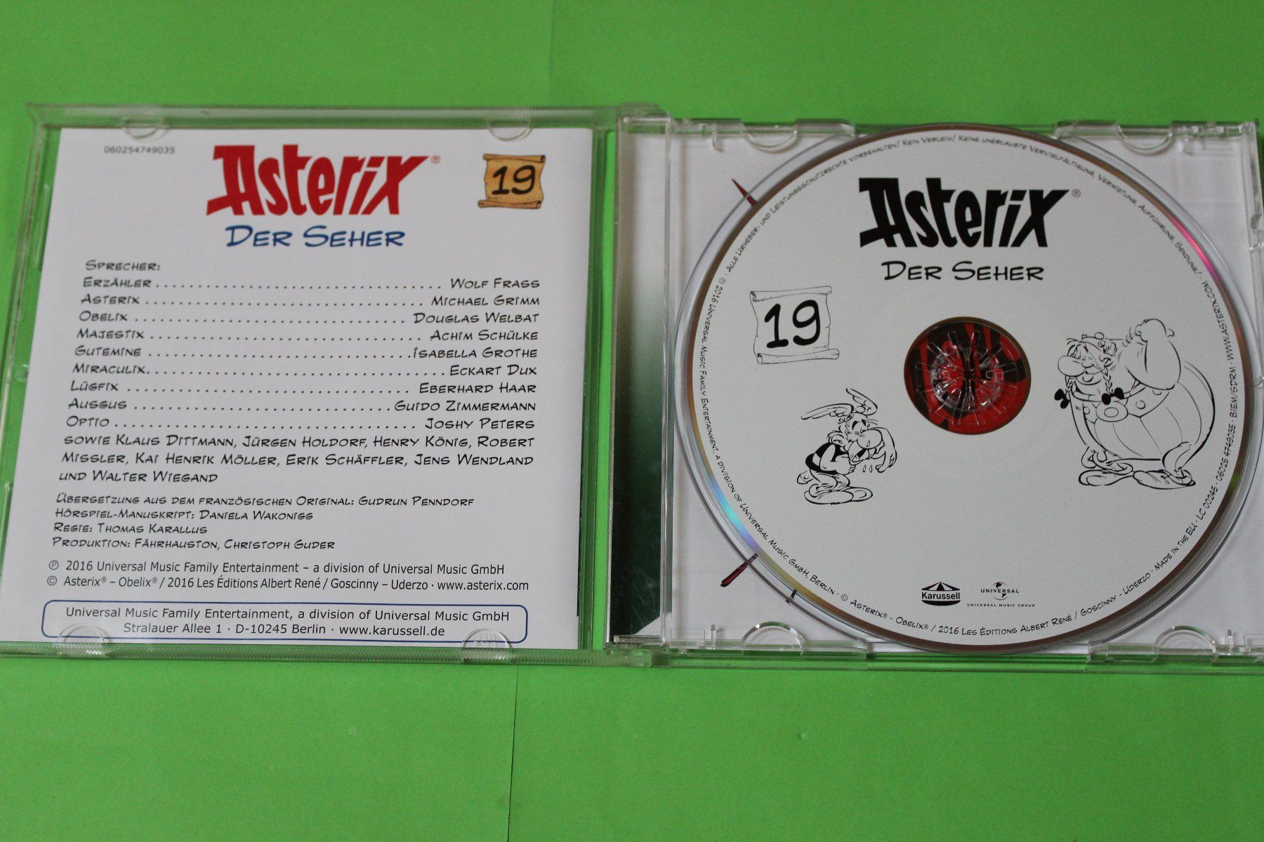 Audiolibri: ASTERIX 19 - DER SEHER Hörspiel-CD – Usato da Tübach venduto da JamesStone 3