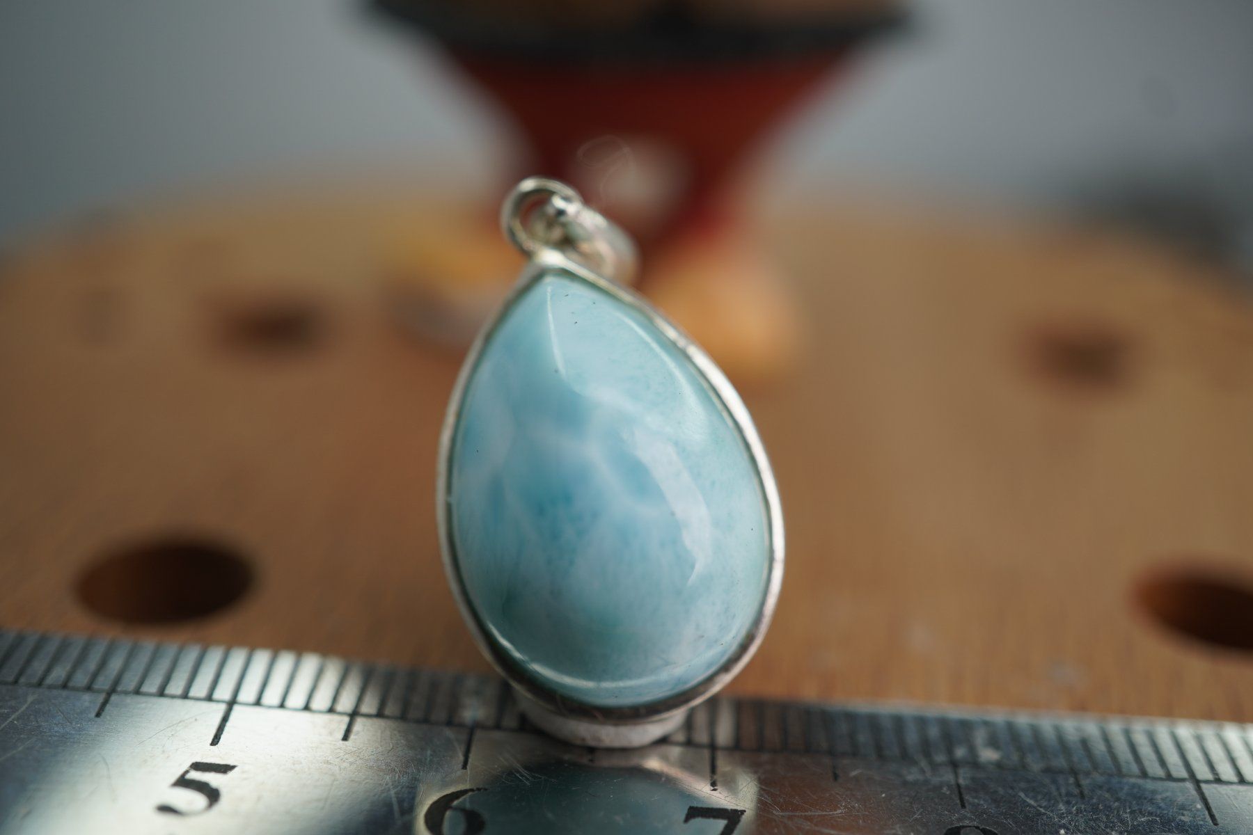 Mineralien & Heilsteine: Larimar  925 Silber  22/16mm   Anhänger  "TOPSTONE" – Neu und originalverpackt aus Eschenbach SG von topstone 1
