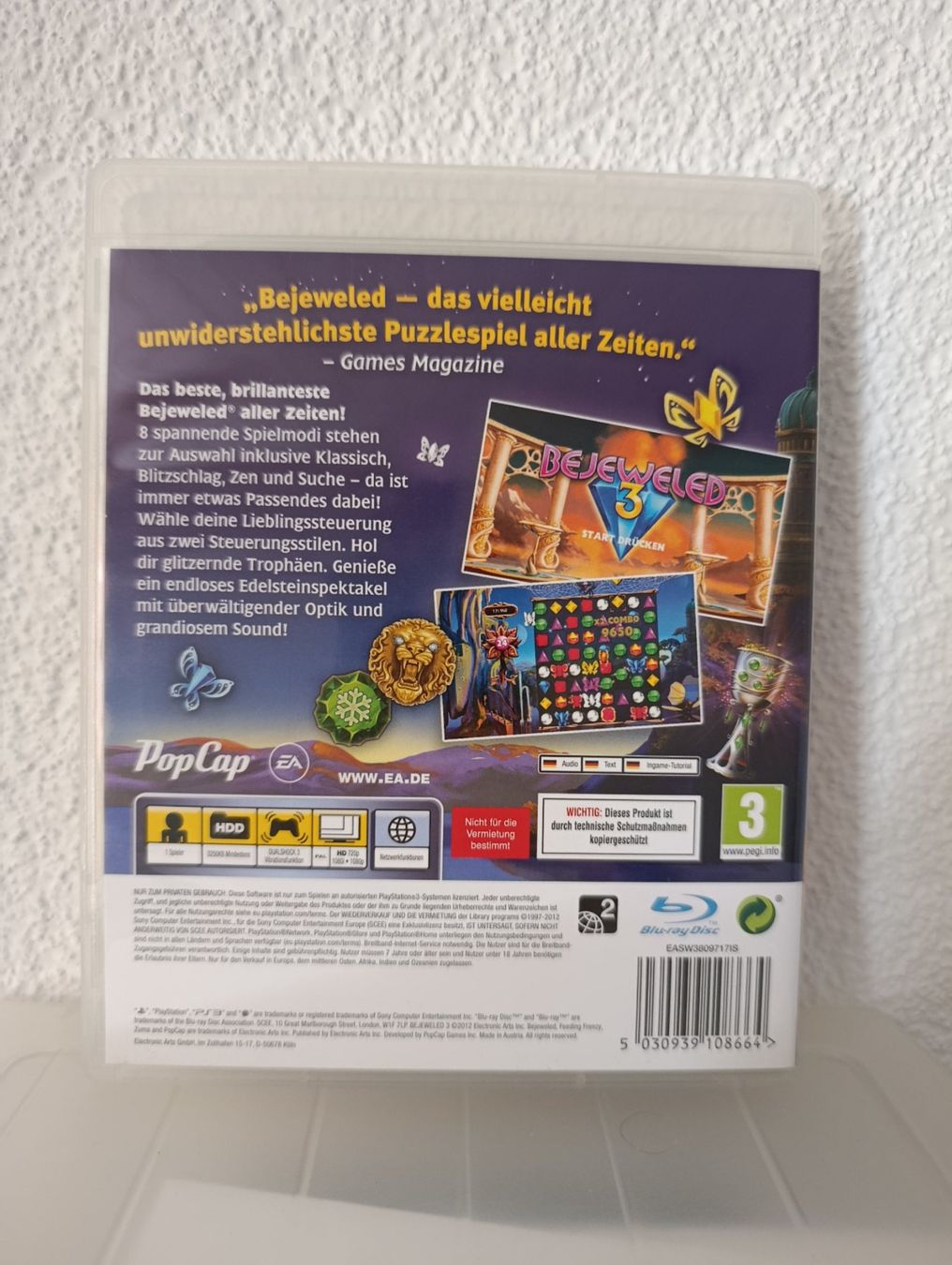 Sony Giochi: Bejeweled 3 - PS3 – Usato da Wil SG venduto da Donaldus 1