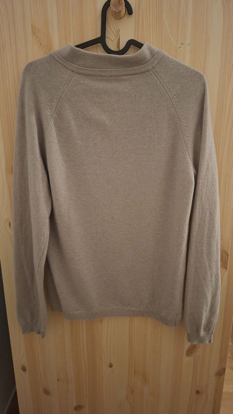 Maglioni & Felpe: WOOD Wolle, Kaschmir,Seide Pullover, Beige,Hellbraun Gr. S – Usato da Basel venduto da Lovintage 5