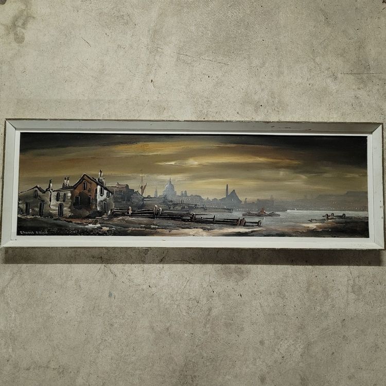 ÖL Gemälde Landschaft von Edward Elliot (geboren 1918) Kaufen auf Ricardo