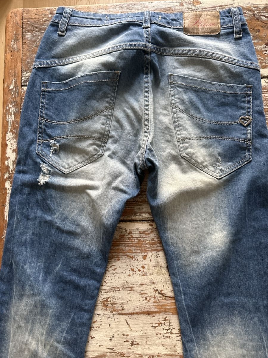 Please Jeans Jeans: PLEASE Jeans Gr. XS coole Waschung & destroyed – Neuf (Voir description) à Domdidier par Lilalu168 3