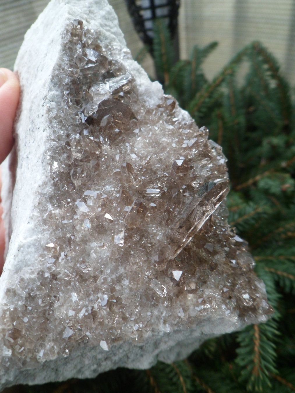 Minerali & Pietre curative: Rauchquarz auf 2 Seiten. Schweiz – Usato da Affoltern am Albis venduto da Fossil60 6