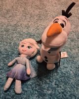 Disney Frozen Plüsch-Set (Elsa&Olaf) + Frosch-Plüschtasche