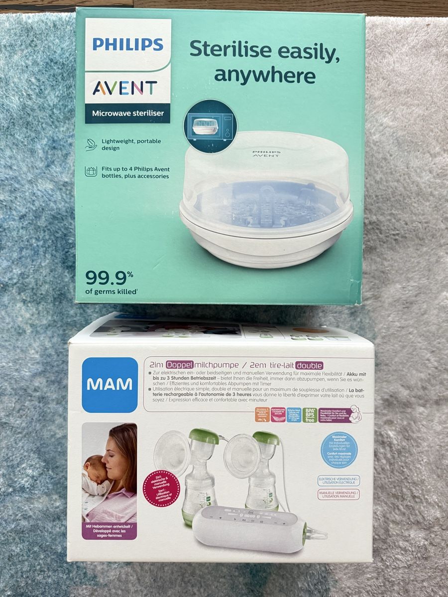 Mam Stillzubehör: MAM 2-in-1 Double Electric Breast Pump + Philips Sterilizer – Gebraucht aus Pratteln von ole_lm65 2