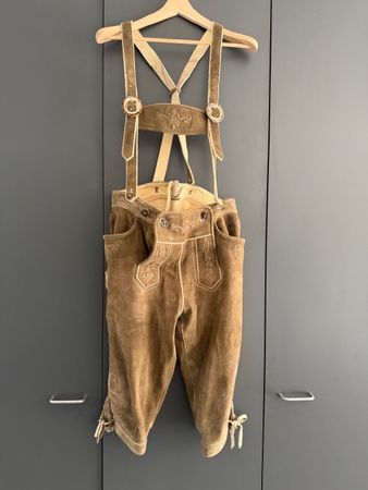 Edle Ritsch Kniebund Hirschlederhose Gr. 48