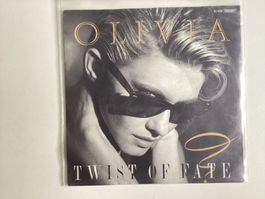 Olivia Newton John Single - Twist Of Fate / Two Of A Kind