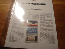 Set George Washington, erster US-Präsident, diverse Marken