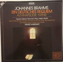 Brahms – Ein deutsches Requiem, op. 45 (2 LPs, Ansermet)