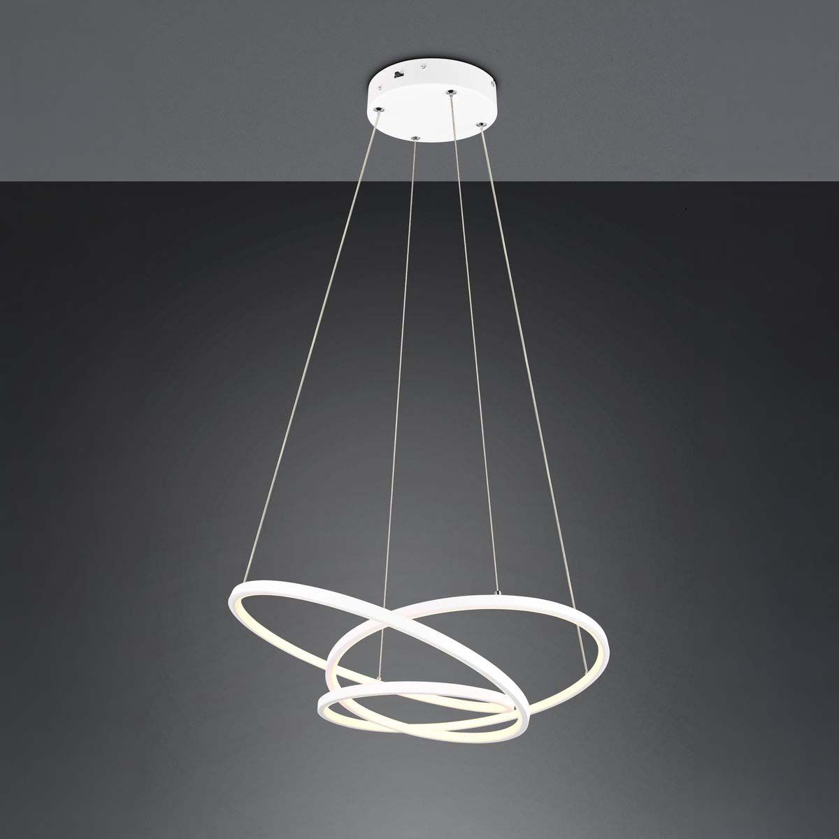 Lampadari & plafoniere: LED Pendelleuchte, Weiss, 64 cm x 49 cm – Nuovo (secondo la descrizione) da Kreuzlingen venduto da Smart-Light