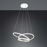 LED Pendelleuchte, Weiss, 64 cm x 49 cm