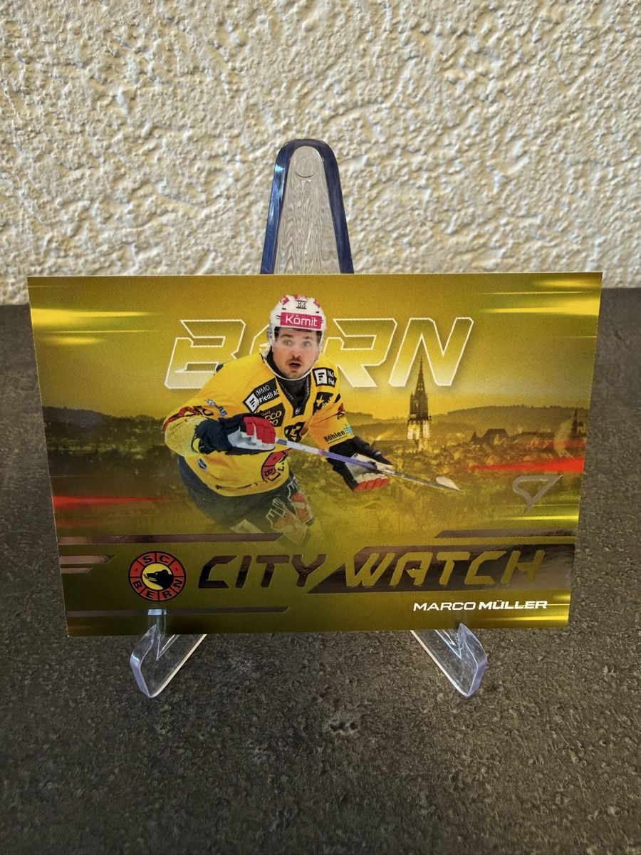 Sportzoo Carte collezionabili: Marco Müller - City Watch - SC Bern – Nuovo e nell'imballaggio originale da Réchy venduto da Leeroy1998