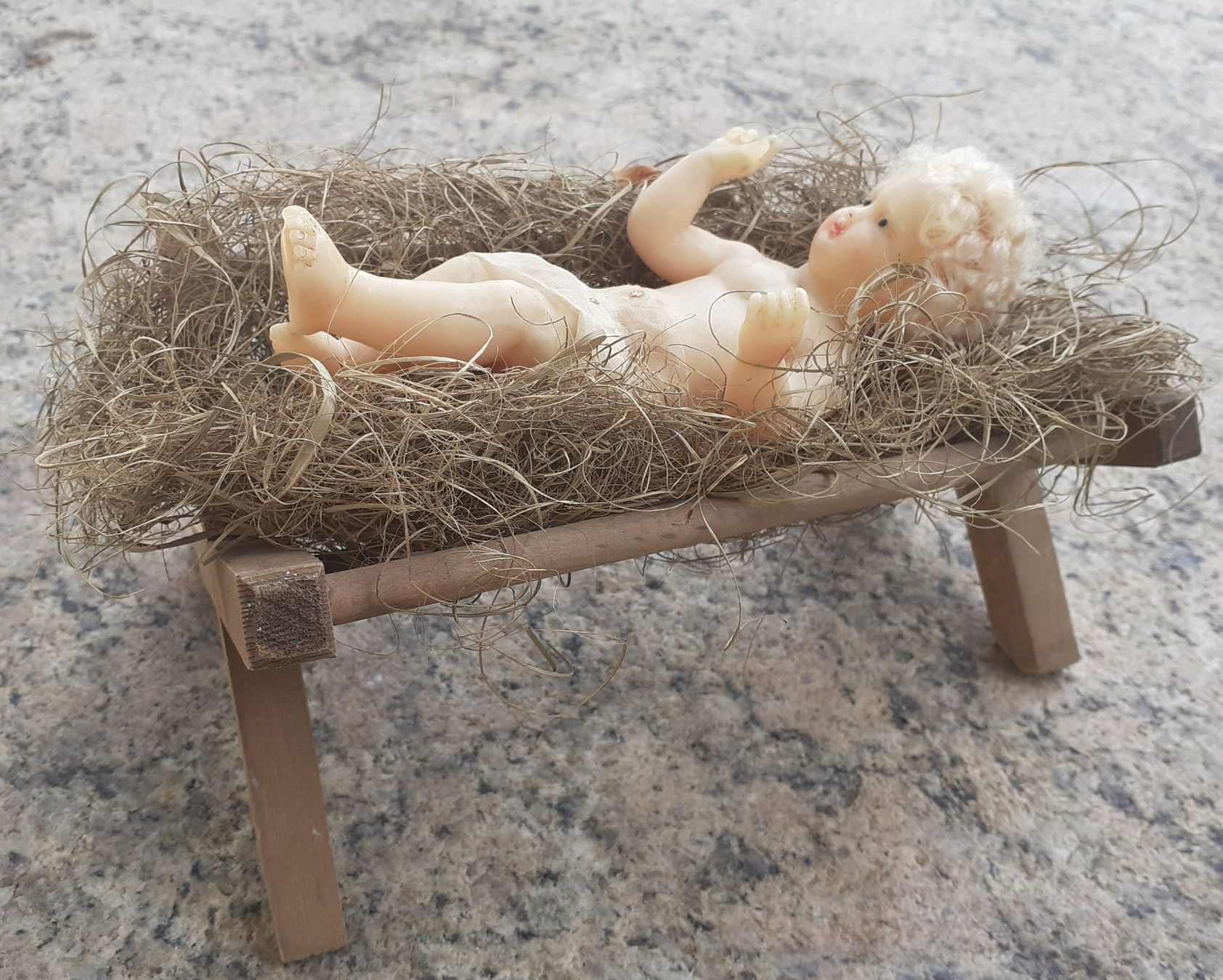 Statuette: Fatschenkind Jesuskind antik – Usato da Mörschwil venduto da antiksalon 9