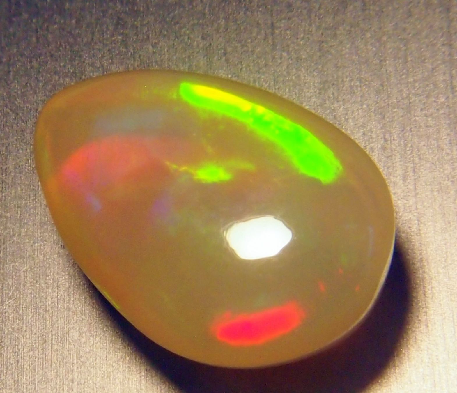 Pietre preziose: 4,5 ct. Top-funkelnder WELO-Feueropal! Intensive Funken – Nuovo e nell'imballaggio originale da Reinach BL venduto da Marblue 1