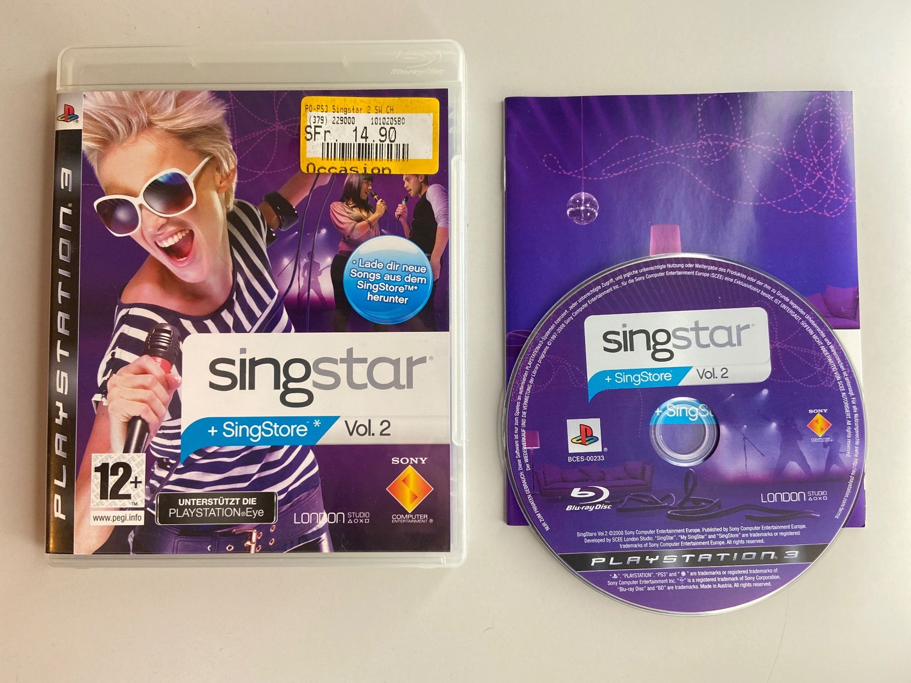 Sony Giochi: Singstar Vol. 2 - PS3 – Usato da St.gallen venduto da taduz