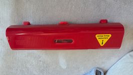 Rot/Red Folienabroller mit scharfer Klinge, bereit für de...