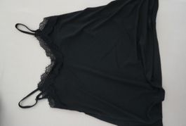 Schwarzes Zebra lace Top in der Grösse XS