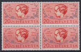 PJ 1937 20 Rp.4er Block (*)
