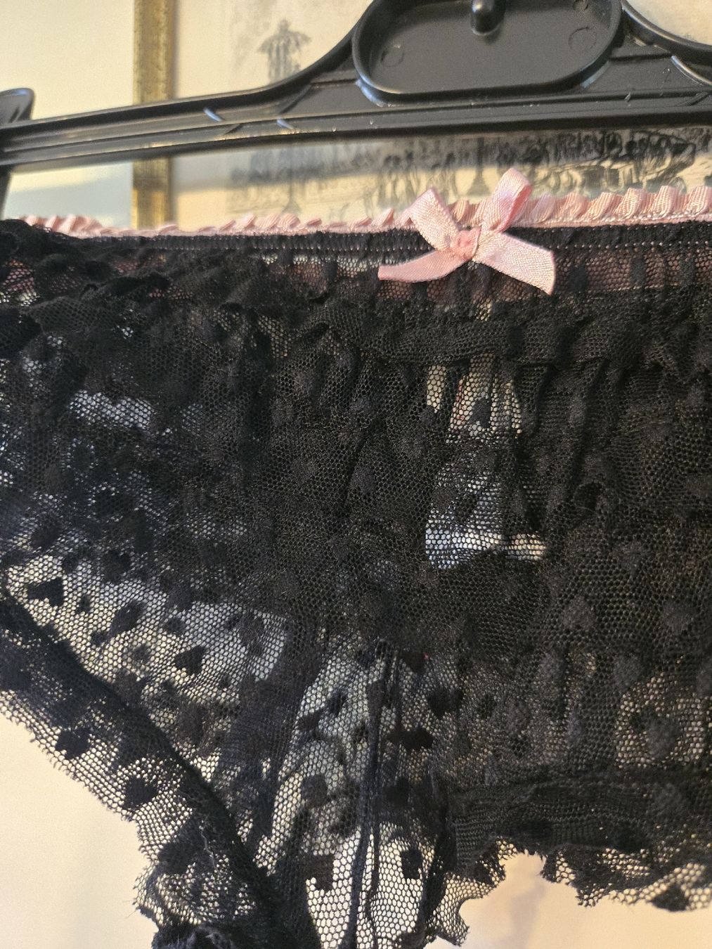Altra biancheria intima: Damenslip Spitzen schwarz Grösse L – Nuovo (secondo la descrizione) da Dübendorf venduto da Timulka 1