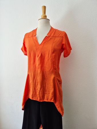 MARITHÉ + FRANÇOIS GIRBAUD TUNIKA BLUSE TOP XS S SHIRT