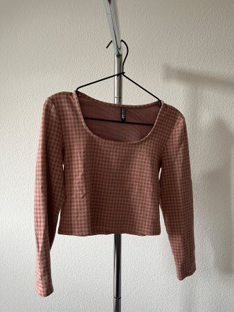 Croptop Langarm