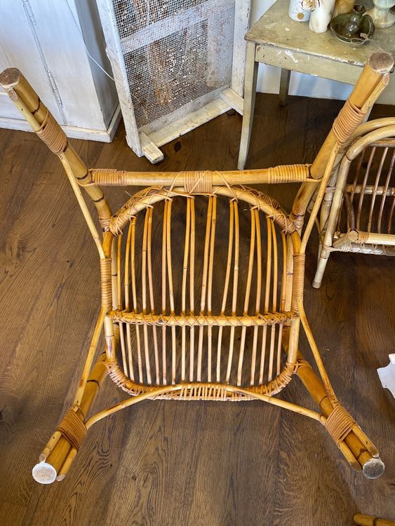 Sessel Stuhl aus Bambus mit Armlehnen Kaufen auf Ricardo