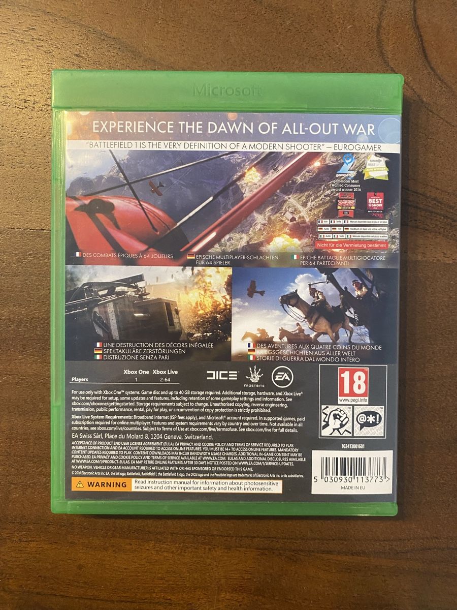 Microsoft Spiele: Battlefield 1 für Xbox One – Gebraucht aus Thunstetten von Virus_33 2