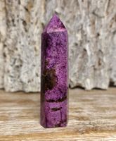 Stichtit mit Serpentin Obelisk A 8.5cm 52g