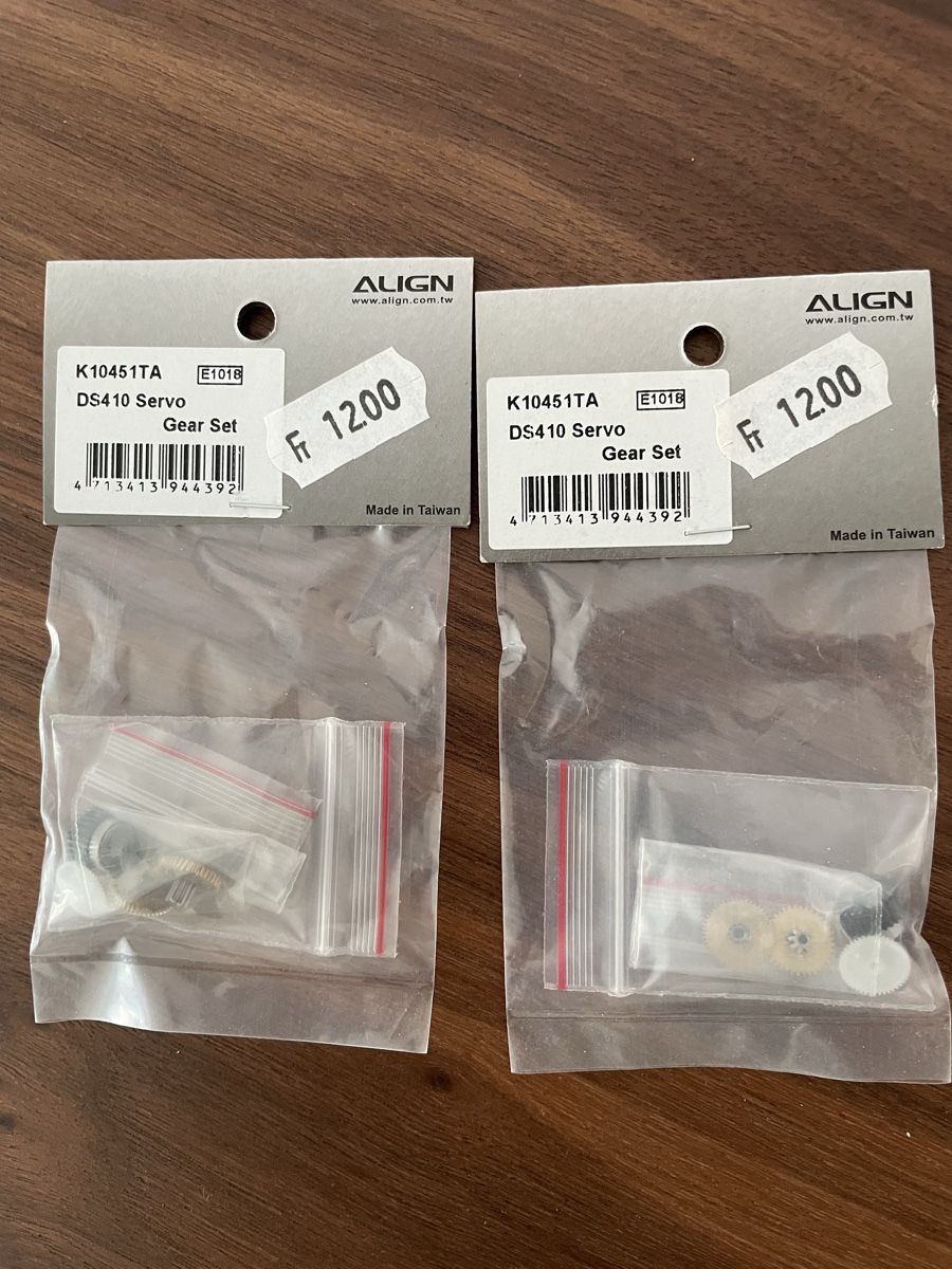 Align Modellismo RC: Align DS410, 420, 520 Servogetriebe – Nuovo (secondo la descrizione) da Gutenswil venduto da tschiuh 1