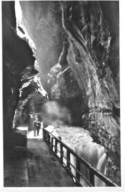 Cartoline postali: Bad Ragaz, Taminaschlucht – Usato da Ottikon b.Kemptth. venduto da Neptun1974