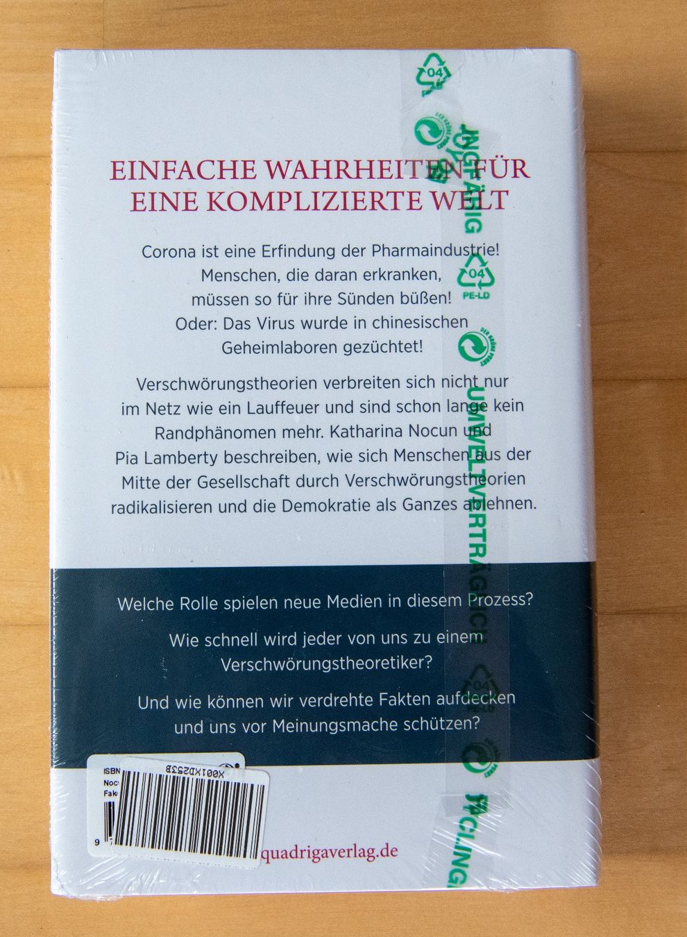 Libri: Die Evolution des Denkens & Fake Facts – Nuovo e nell'imballaggio originale da Meilen venduto da luca70 3