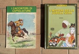 Libri fumetti Salgari "I cacciatori di capigliature" "I mist