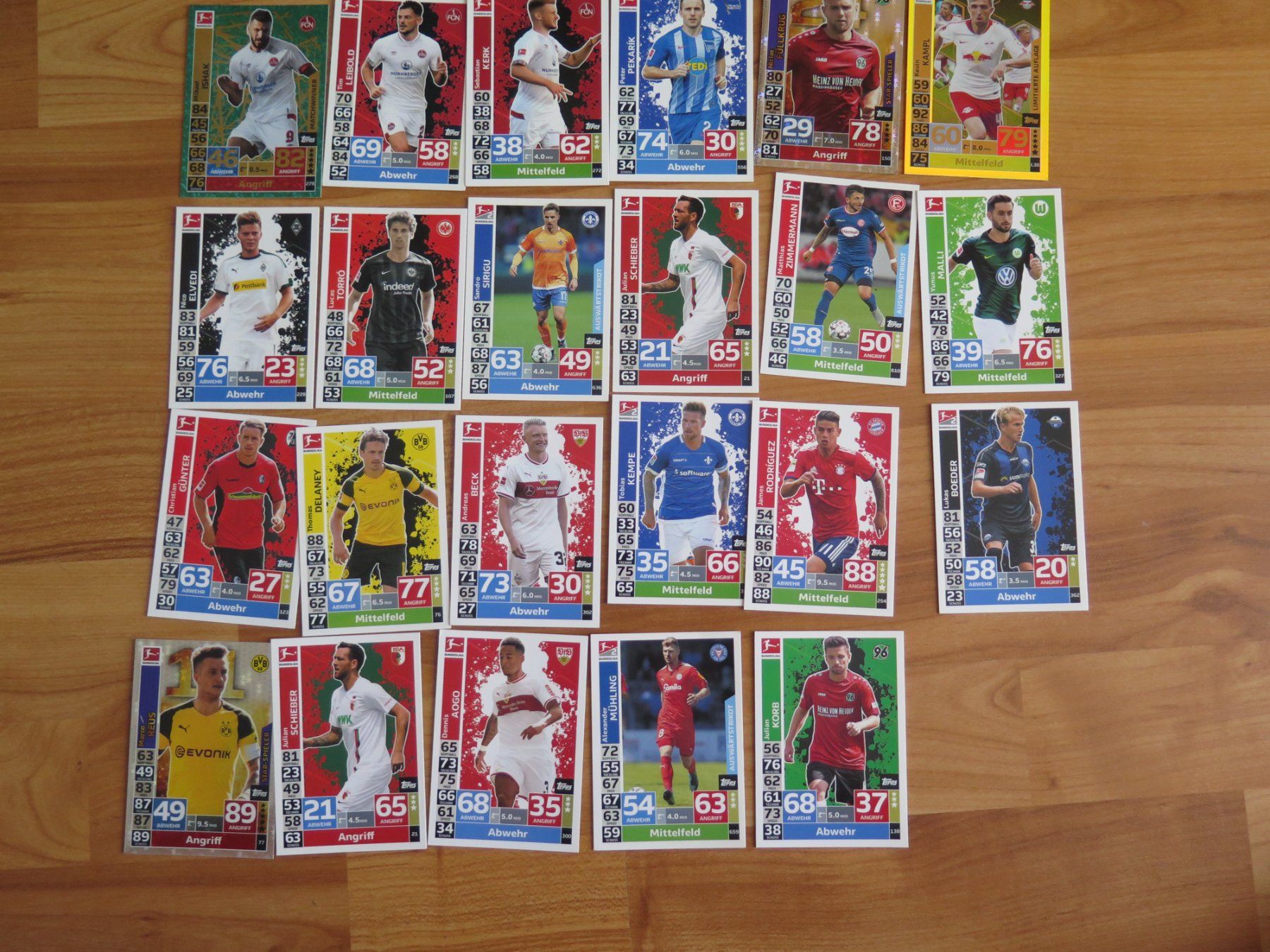 Sammelbilder & Trading cards: Fussball Sammelkarten Bundesliga – Gebraucht aus Rafz von JJPuu2