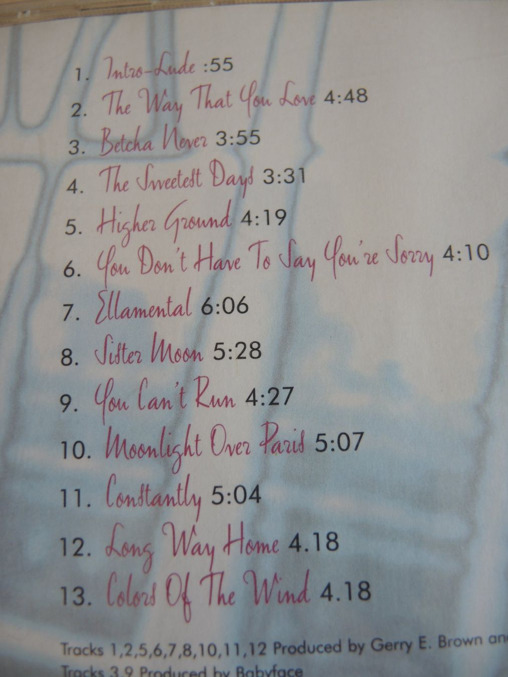 CDs: Vanessa Williams - The Sweetest Days CD – Gebraucht aus Rorschach von Pop-upBrocki 4