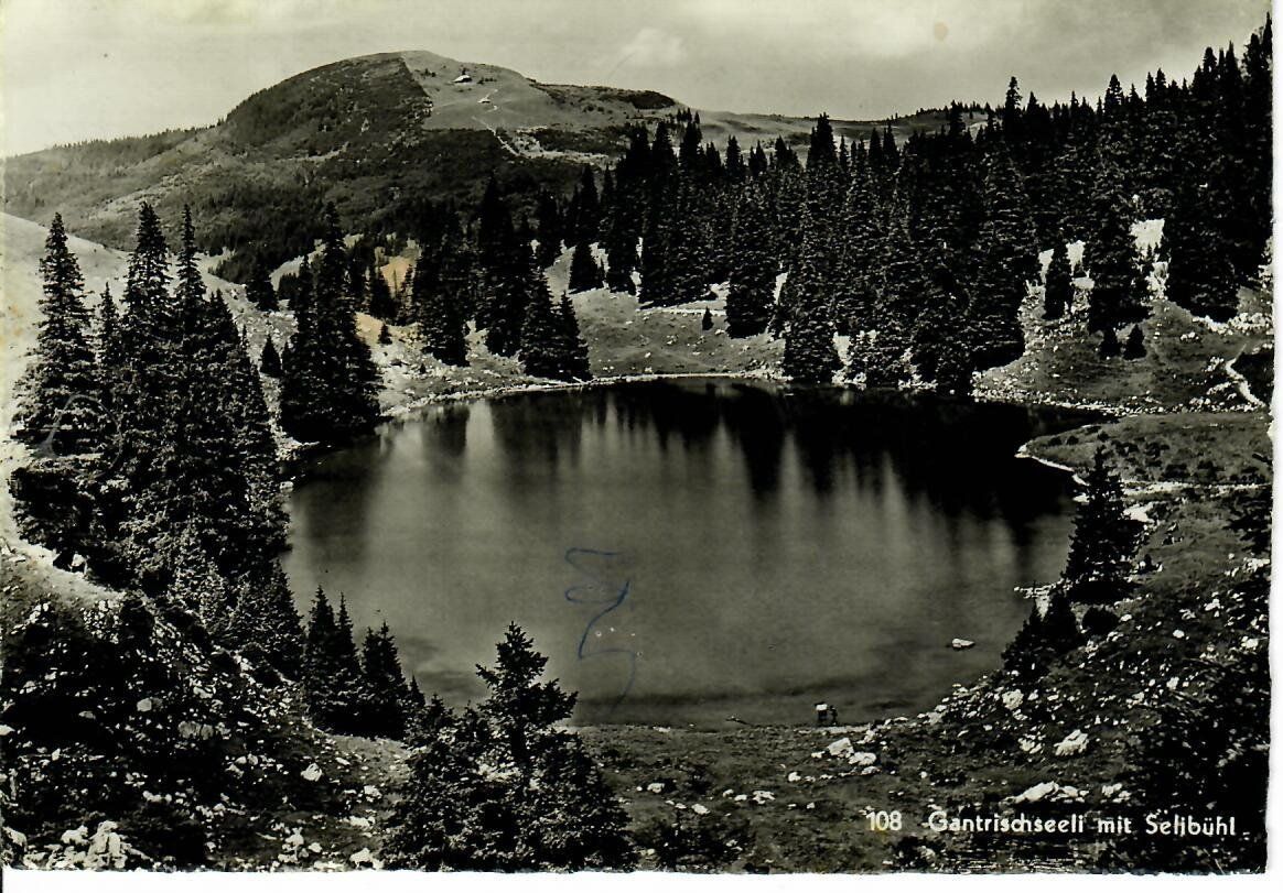 Cartoline postali: Gantrischseeli  1956 – Usato da Hochdorf venduto da Ziegel-16