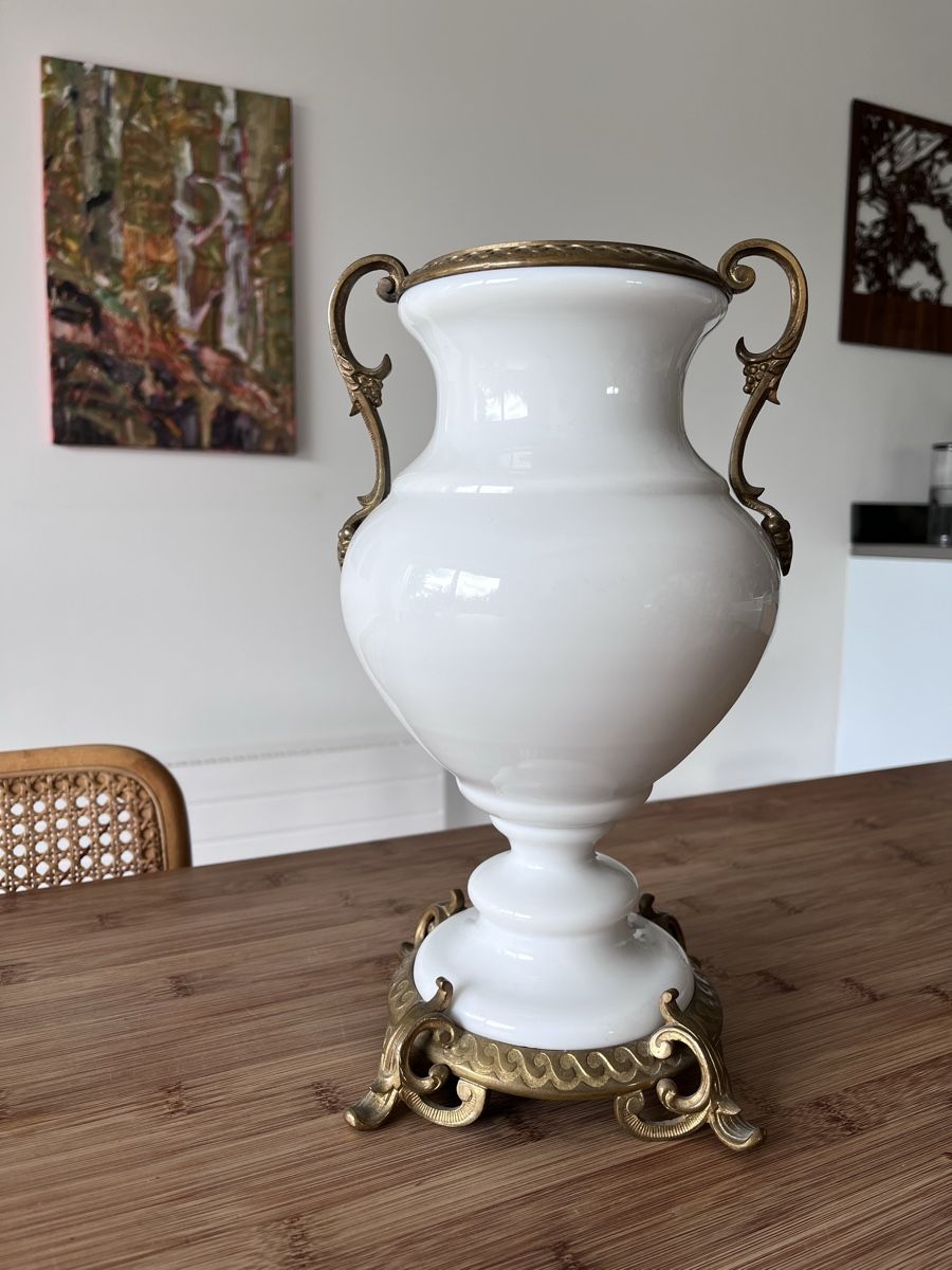 Tutte le decorazioni: Wunderschöne antike Vase mit edlem Seidenblumenstrauss – Usato da Kriens venduto da Bangkapi 6