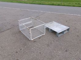 Metallaufsetzgitter   60 x40 cm  1/2  Palett  - Eisenpalett
