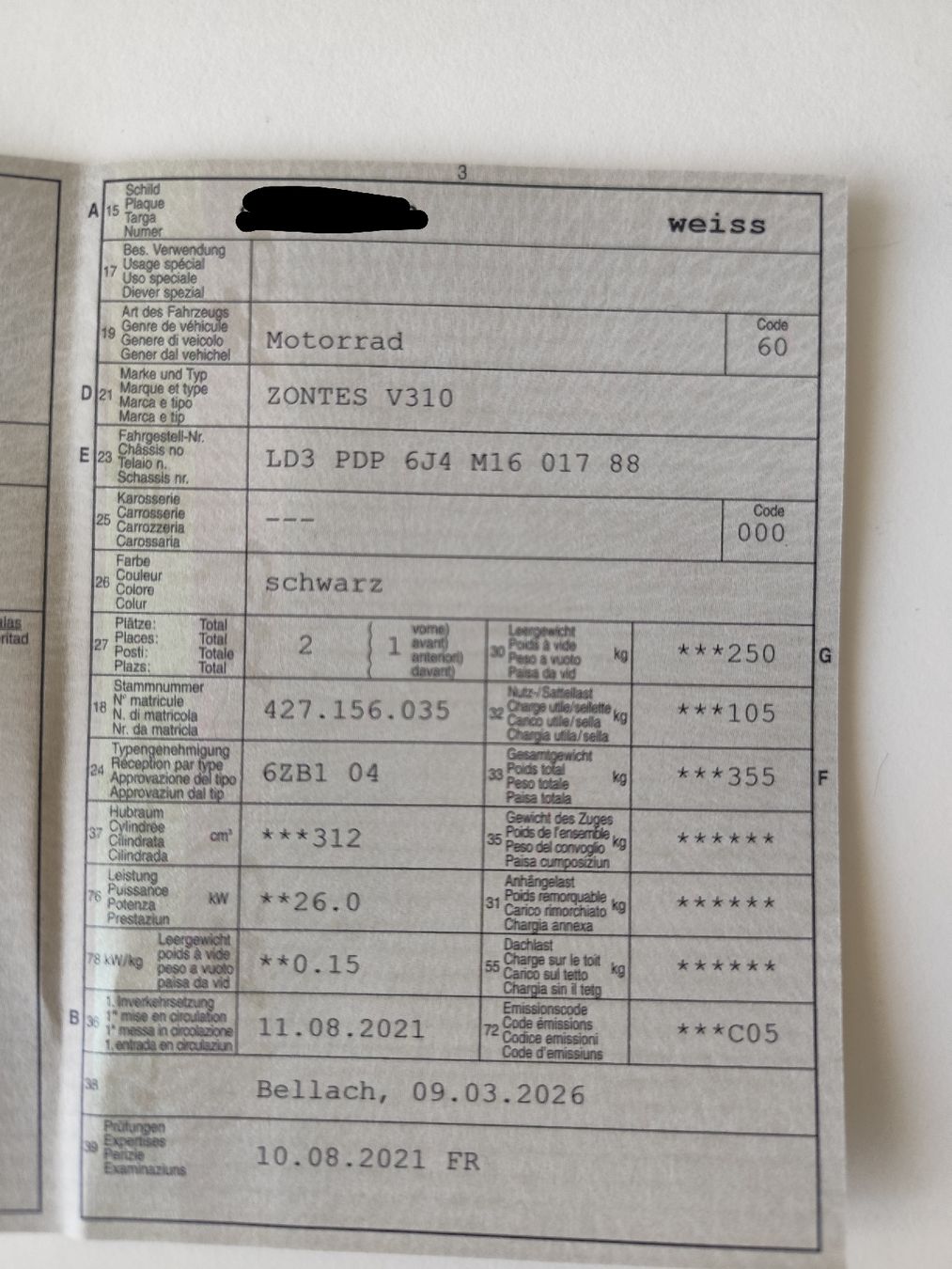 Zontes Strada: Zontes 310V – Usato da Messen venduto da _Sari_15_ni 5